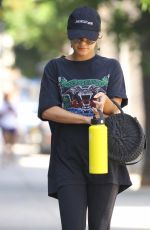 VANESSA HUDGENS Heading to Pilates Class in Los Angeles 08/22/2018