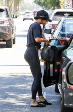 VANESSA HUDGENS in Tights Out in Los Angeles 08/22/2018