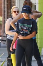 VANESSA HUDGENS in Tights Out in Los Angeles 08/22/2018