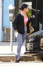 VANESSA HUDGENS Leaves Pilates Class in Studio City 08/14/2018