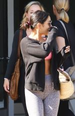 VANESSA HUDGENS Leaves Pilates Class in Studio City 08/14/2018