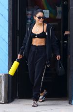 VANESSA HUDGENS Leaves Pilates Class in Studio City 08/20/2018