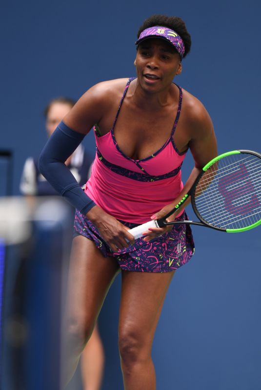 VENUS WILLIAMS at 2018 US Open Tennis Tournament in New York 08/27/2018