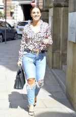 VICKY PATTISON Arrives at Rosso Restaurant in Manchester 08/19/2018