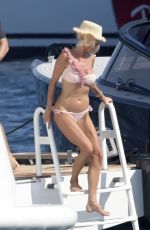 VICTORIA SILVSTEDT in Bikini at a Yacht in Sardinia 08/03/2018