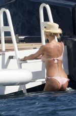 VICTORIA SILVSTEDT in Bikini at a Yacht in Sardinia 08/03/2018