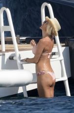 VICTORIA SILVSTEDT in Bikini at a Yacht in Sardinia 08/03/2018