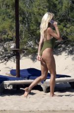 VICTORIA SILVSTEDT in Swimsuit on the Beach in Sardinia 08/06/2018