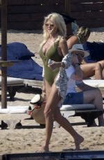 VICTORIA SILVSTEDT in Swimsuit on the Beach in Sardinia 08/06/2018
