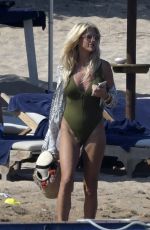 VICTORIA SILVSTEDT in Swimsuit on the Beach in Sardinia 08/06/2018