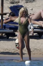 VICTORIA SILVSTEDT in Swimsuit on the Beach in Sardinia 08/06/2018