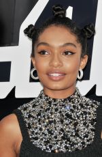 YARA SHAHIDI at Blackkklansman Premiere at Samuel Goldwyn Theatre in Los Angeles 08/08/2018
