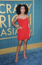 YARA SHAHIDI at Crazy Rich Asians Premiere in Los Angeles 08/07/2018