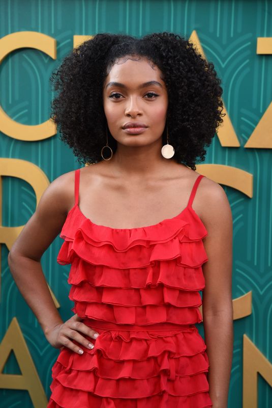 YARA SHAHIDI at Crazy Rich Asians Premiere in Los Angeles 08/07/2018