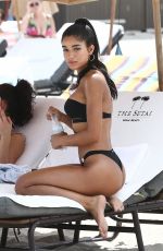 YOVANNA VEMTURA in Bikini on the Beach in Miami 08/18/2018