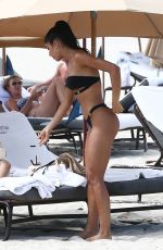 YOVANNA VEMTURA in Bikini on the Beach in Miami 08/18/2018