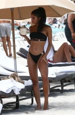 YOVANNA VEMTURA in Bikini on the Beach in Miami 08/18/2018