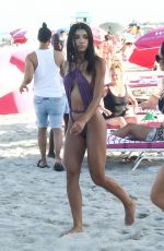 YOVANNA VENTURA in Swimsuit at a Beach in Miami 08/12/2018