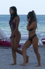 YOVANNA VENTURA in Swimsuit at a Beach in Miami 08/12/2018