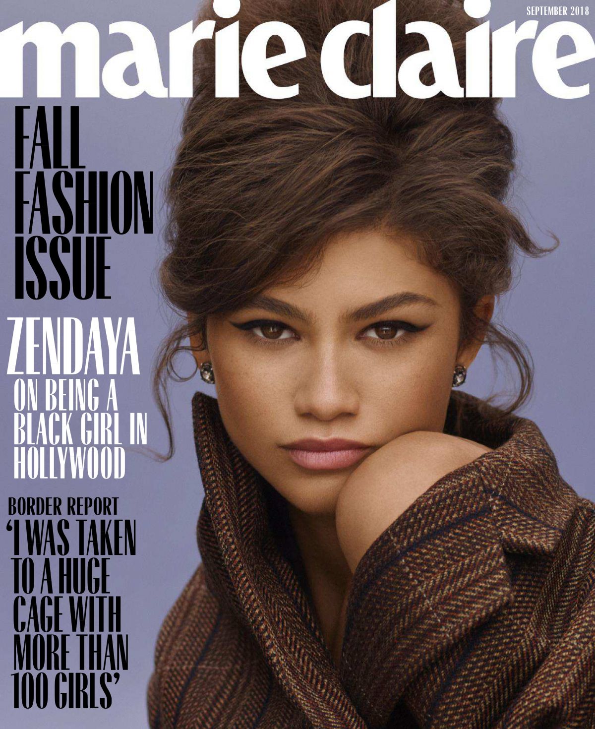 ZENDAYA in Marie Claire Magazine, September 2018 Issue – HawtCelebs