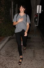 ZOE KRAVITZ and SHAILENE WOODLEY at Lucques Restaurant in West Hollywood 08/10/2018