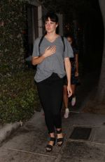 ZOE KRAVITZ and SHAILENE WOODLEY at Lucques Restaurant in West Hollywood 08/10/2018