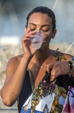 ZULEYKA RIVERA on Vacation in Capri 08/08/2018