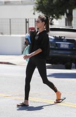 ALESSANDRA AMABROSIO Leaves Pilates Class in Santa Monica 09/17/2018