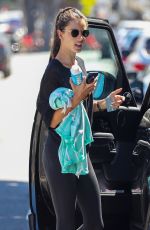 ALESSANDRA AMABROSIO Leaves Pilates Class in Santa Monica 09/17/2018