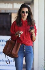ALESSANDRA AMBROSIO at a Skincare Clinic in Los Angeles 09/18/2018