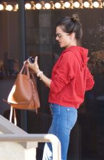 ALESSANDRA AMBROSIO at a Skincare Clinic in Los Angeles 09/18/2018