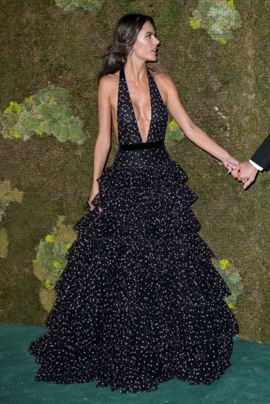 ALESSANDRA AMBROSIO at Green Carpet Fashion Awards in Milan 09/23/2018