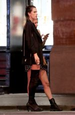 ALESSANDRA AMBROSIO Night Out in New York 09/09/2018