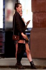 ALESSANDRA AMBROSIO Night Out in New York 09/09/2018