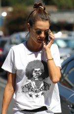 ALESSANDRA AMBROSIO Out and About in Los Angeles 09/14/2018