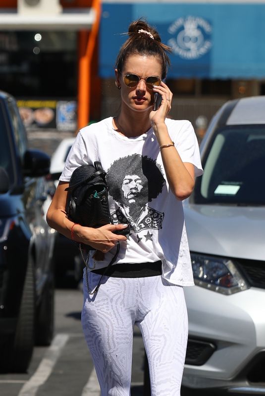 ALESSANDRA AMBROSIO Out and About in Los Angeles 09/14/2018