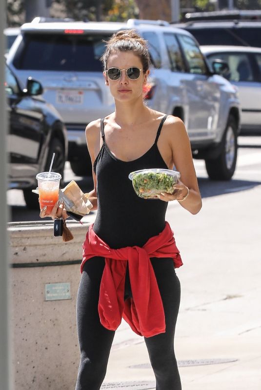 ALESSANDRA AMBROSIO Out and About in Los Angeles 09/18/2018