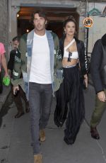 ALESSANDRA AMBROSIO Out at Paris Fashion Week 09/27/2018