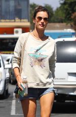 ALESSANDRA AMBROSIO Out in Los Angeles 09/04/2018