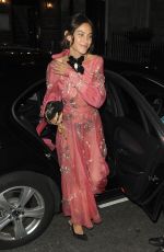 ALEXA CHUNG Arrives at Victoria Beckham x Vogue Party in London 09/16/2018