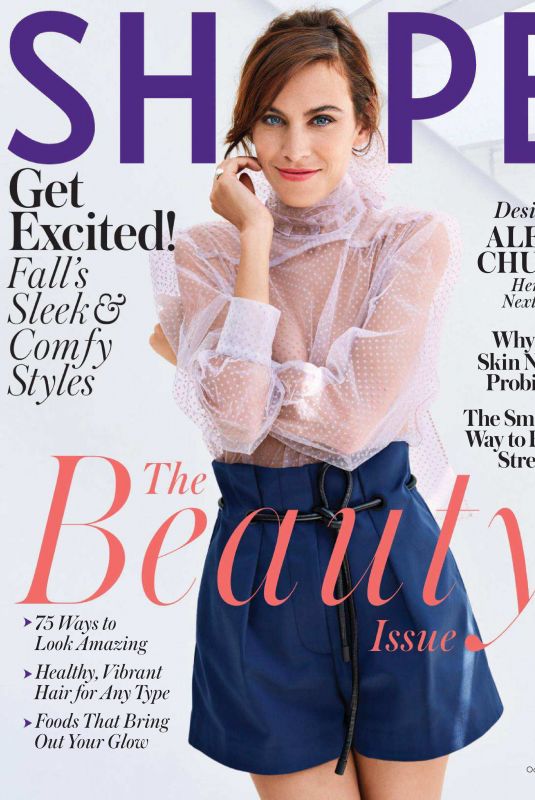 ALEXA CHUNG in Shape Magazine, October 2018 Issue