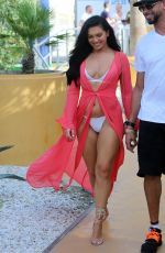 ALEXANDRA CANE in Bikini at a Beach in Ibiza 09/10/2018