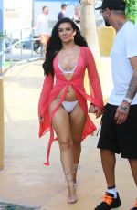ALEXANDRA CANE in Bikini at a Beach in Ibiza 09/10/2018
