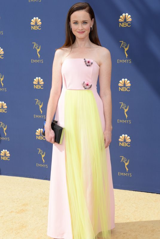 ALEXIS BLEDEL at Emmy Awards 2018 in Los Angeles 09/17/2018