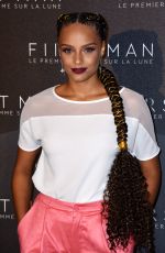 ALICIA AYLIES at First Man Premiere in Paris 09/25/2018