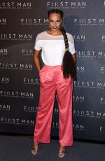 ALICIA AYLIES at First Man Premiere in Paris 09/25/2018