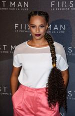 ALICIA AYLIES at First Man Premiere in Paris 09/25/2018