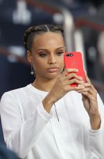 ALICIA AYLIES at PSG vs Rennes Soccer Match in Paris 09/26/2018