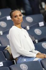 ALICIA AYLIES at PSG vs Rennes Soccer Match in Paris 09/26/2018