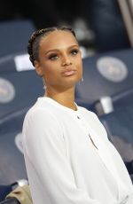 ALICIA AYLIES at PSG vs Rennes Soccer Match in Paris 09/26/2018